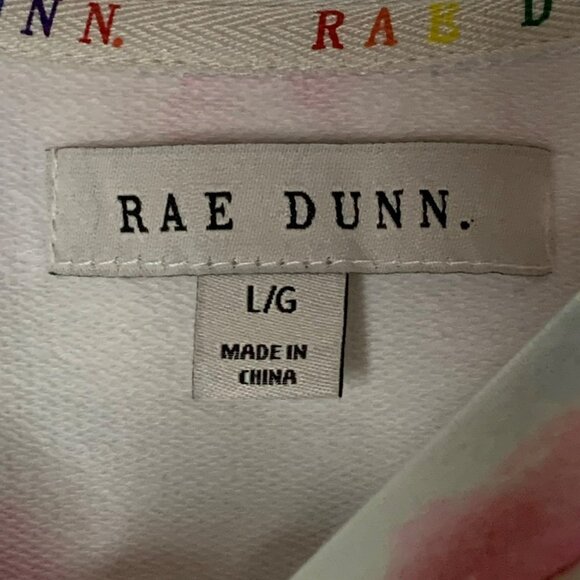 Rae Dunn Rainbow Tie Dye XOXO Sweatshirt - Picture 3 of 10